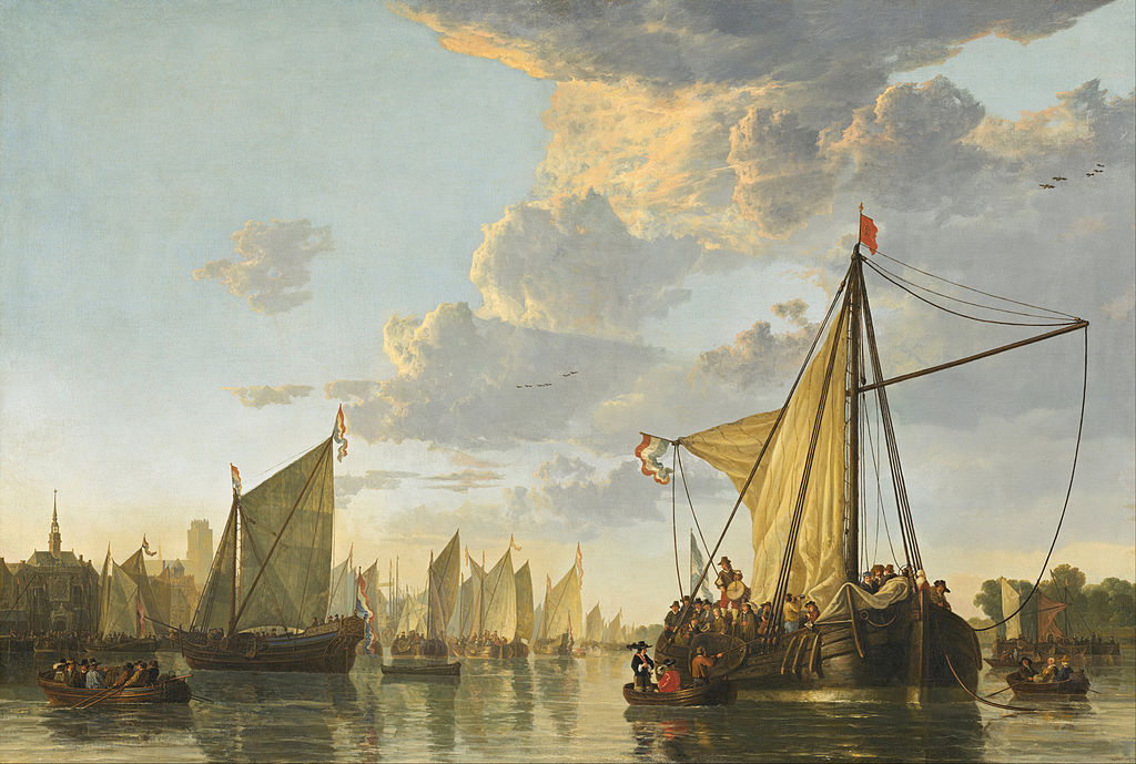La Meuse à Dordrecht - 1650