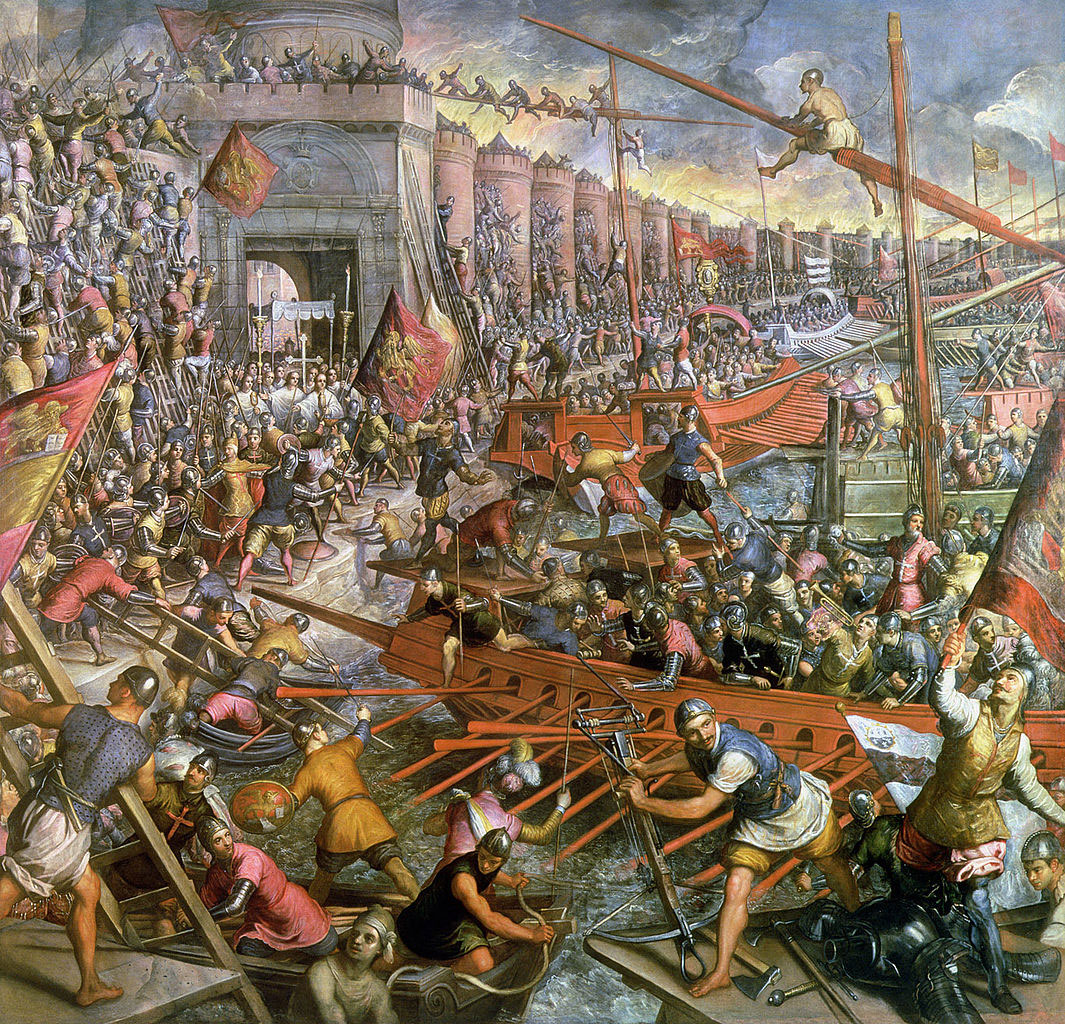 La prise de Constantinople en 1204