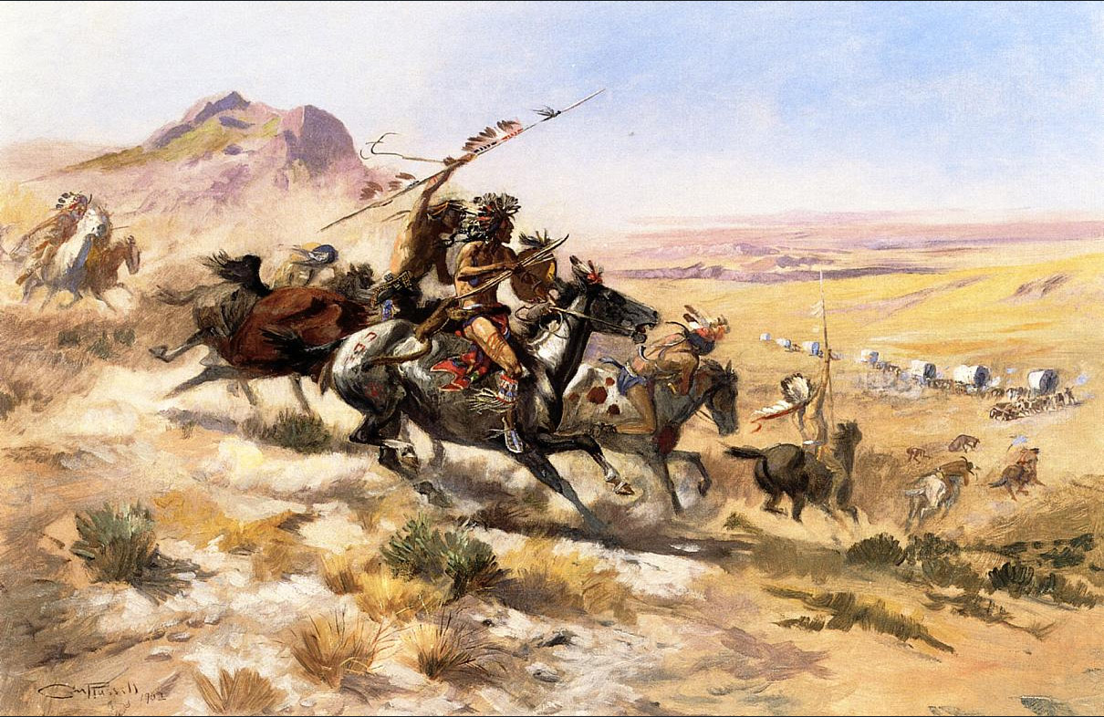 Attack on a wagon train